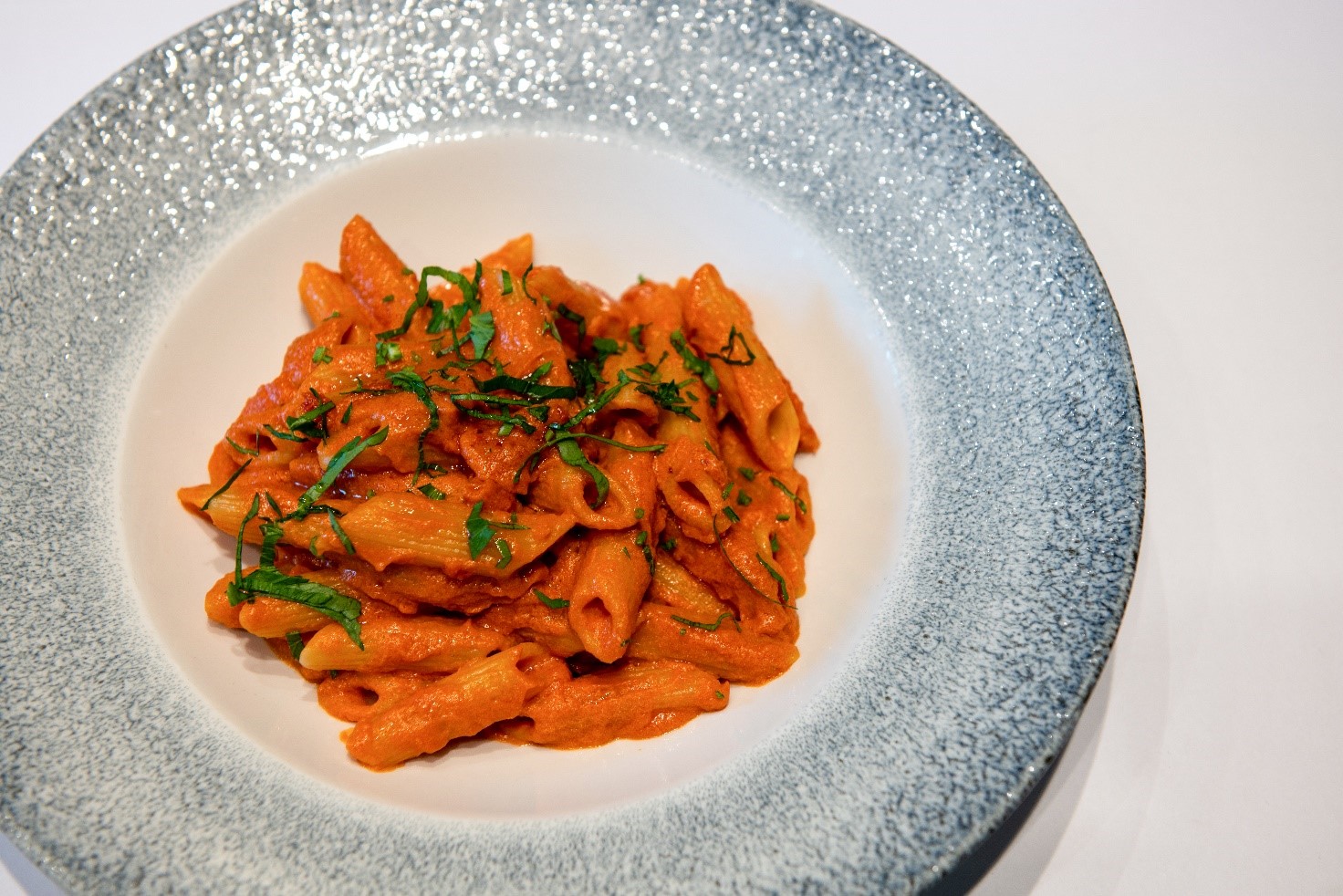 Pennette with vodka sauce